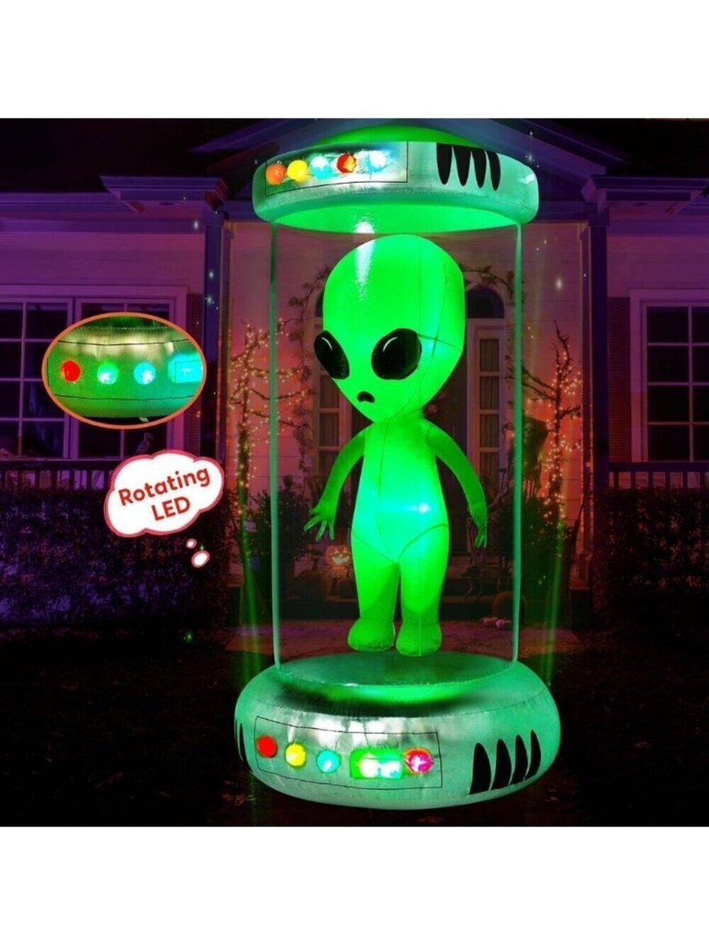 Joiedomi 7 ft Tall Halloween Inflatable Outdoor Decoration Outdoor with Animated